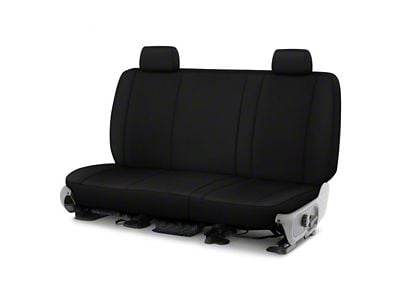 Neosupreme Custom 2nd Row Bench Seat Covers; Black/Black (23-24 Canyon)
