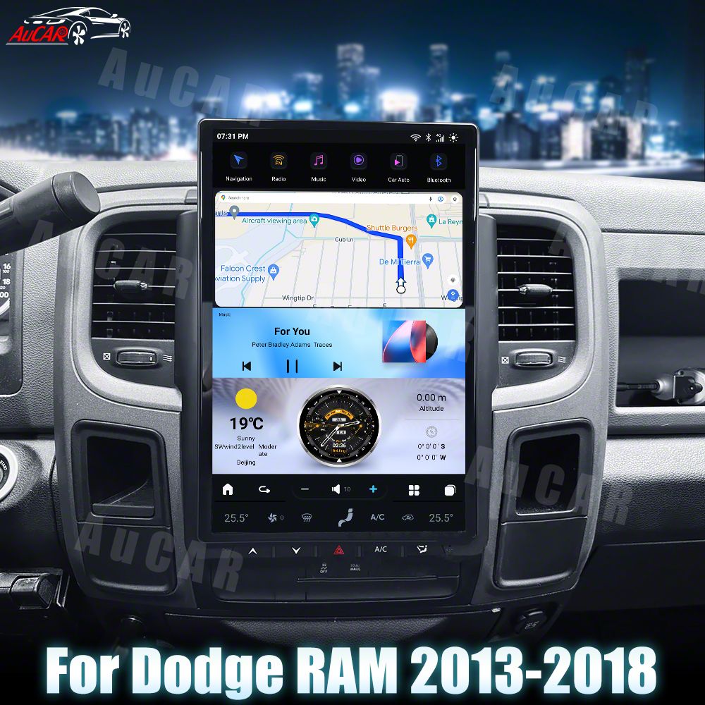 Android 13 Car Stereo Radio GPS For 1994-2002 Dodge Ram 1500 2500 3500 – 6.8" Touchscreen, Carplay