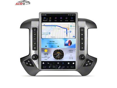 AUCAR 14.40-Inch T-Style Radio GPS Navigation (14-18 Silverado 1500 w/ 7-Inch Screen)