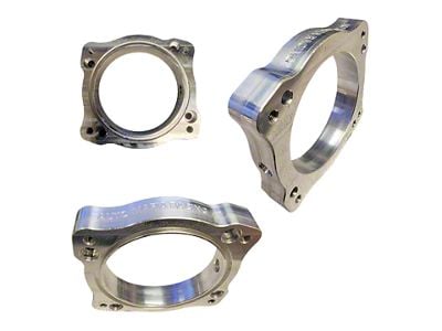 Auto Mafia Racing 80mm Coyote Throttle Body to Intake Billet Adapter Plate with Nitrous/Meth Port (11-14 3.7L F-150)