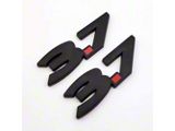 Fender Emblems; Black (11-14 3.7L F-150)