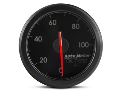 Auto Meter AirDrive Series 2-1/16-Inch Oil Pressure Gauge; 100-300 Fahrenheit (Universal; Some Adaptation May Be Required)