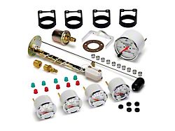 Auto Meter Chevy Vintage Series 5-Gauge Kit; Mechanical (Universal; Some Adaptation May Be Required)