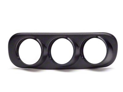 Auto Meter Dash Console Bezel Triple Gauge Pod Mount; 2-1/16 Inch (03-05 RAM 1500)
