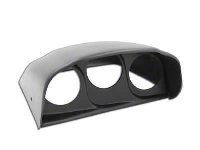 Auto Meter Dash Top Triple Gauge Pod Mount; 2-1/16 Inch (03-09 RAM 1500)