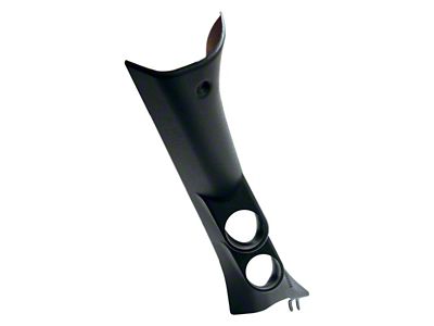 Auto Meter A-Pillar Dual Gauge Pod Mount with Speaker Cutout; 2-1/16 Inch (17-19 F-250 Super Duty)