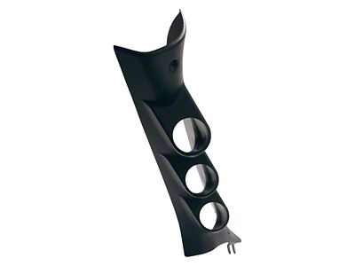 Auto Meter A-Pillar Triple Gauge Pod Mount with Speaker Cutout; 2-1/16 Inch (17-19 F-250 Super Duty)