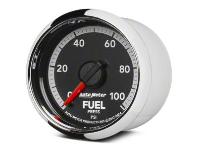 Auto Meter Gen 4 Dodge Factory Match Series 2-1/16-Inch Fuel Pressure Gauge; 0-100 PSI; Digital Stepper Motor (09-18 RAM 1500)