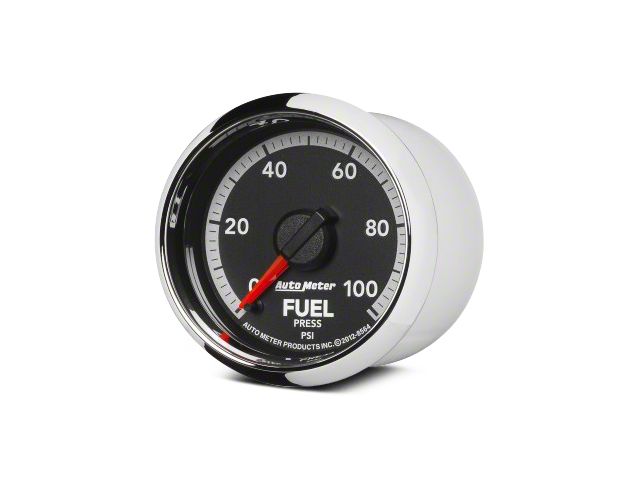 Auto Meter Factory Match Fuel Pressure Gauge; 0-100 PSI; Digital Stepper Motor (09-18 RAM 1500)
