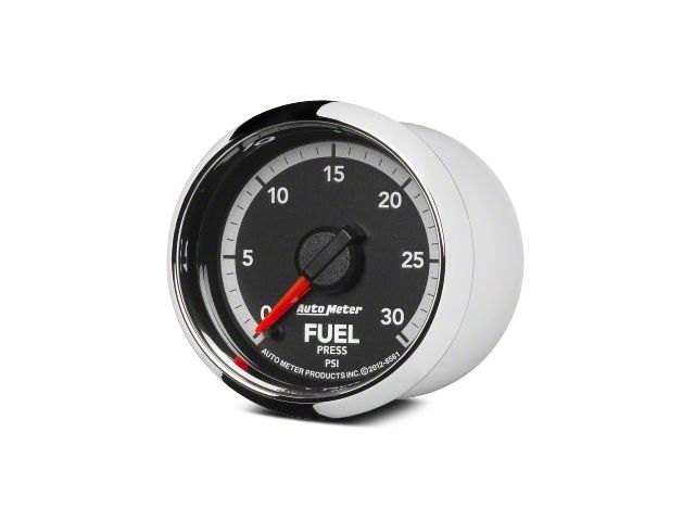 Auto Meter Factory Match Fuel Pressure Gauge; 0-30 PSI; Digital Stepper Motor (09-18 RAM 1500)