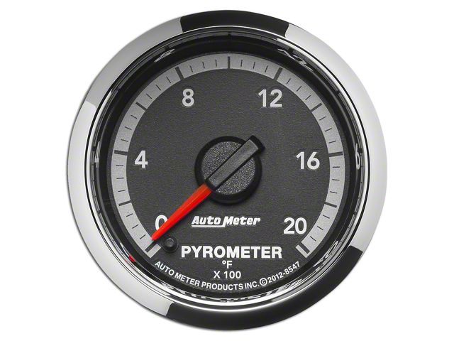 Auto Meter Factory Match Pyrometer Gauge; 0-2000 Degrees; Digital Stepper Motor (09-18 RAM 1500)
