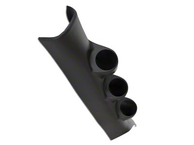 Auto Meter Full A-Pillar Triple Gauge Pod Mount; 2-1/16 Inch (14-18 Sierra 1500)