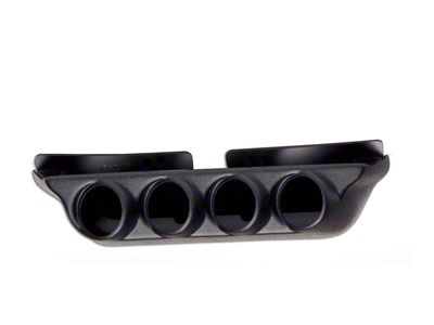 Auto Meter Overhead Console Quad Gauge Pod Mount; 2-1/16 Inch (03-08 RAM 1500)
