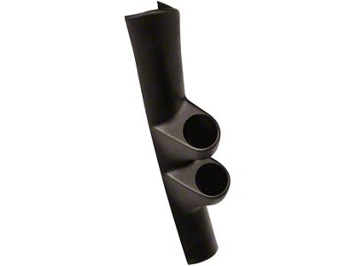 Auto Meter Full A-Pillar Dual Gauge Pod Mount with Speaker Hole; 2-1/16 Inch (2002 RAM 1500)