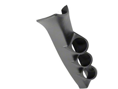 Auto Meter Full A-Pillar Triple Gauge Pod Mount; 2-1/16 Inch (2002 RAM 1500)