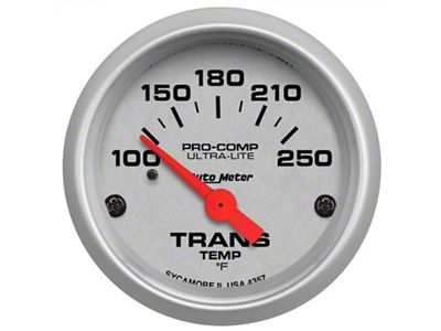 Auto Meter Ultra-Lite Series A-Pillar Diesel Gauge Kit; Transmission Temp (2002 RAM 1500)