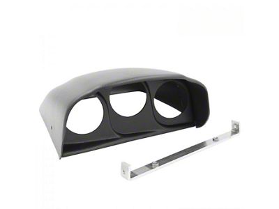 Auto Meter Dash Top Triple Gauge Pod Mount; 2-1/16 Inch (03-09 RAM 2500)