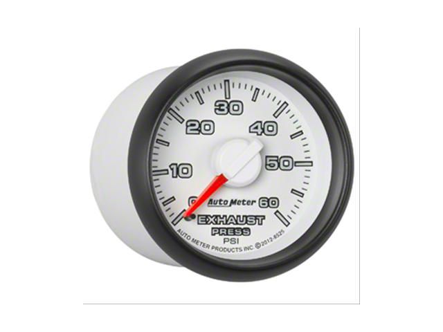 Auto Meter Factory Match Exhaust Pressure Gauge; 0-60 PSI; Digital Stepper Motor (03-09 RAM 2500)