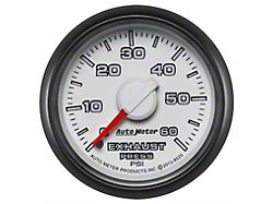 Auto Meter Factory Match Exhaust Pressure Gauge; 0-60 PSI; Mechanical (03-09 RAM 2500)