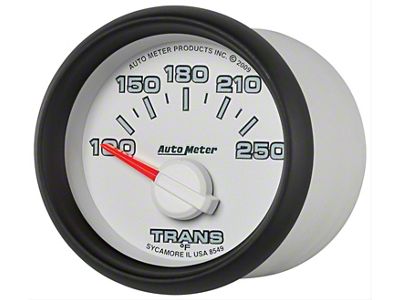 Auto Meter Gen 3 Dodge Factory Match Series 2-1/16-Inch Transmission Temperature Gauge; 100-250 Fahrenheit (03-09 RAM 2500)