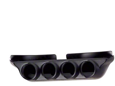 Auto Meter Overhead Console Quad Gauge Pod Mount; 2-1/16 Inch (03-09 RAM 2500)