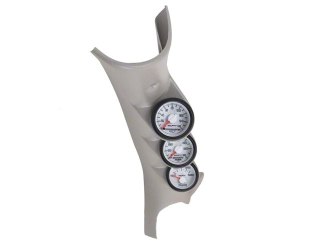 Auto Meter Phantom A-Pillar Gauge Kit with Boost, Pyrometer EGT and Transmission Temperature Gauges (03-09 RAM 2500)