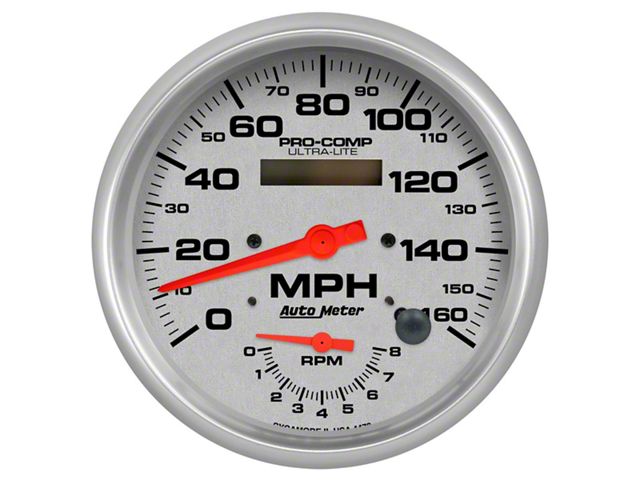 2500 Rpm Auto Meter RAM 2500 Ultra-Lite Series 5-Inch Tachometer/Speedometer ...