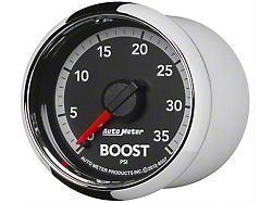 Auto Meter Gen 4 Dodge Factory Match Series 2-1/16-Inch Boost Gauge; 0-35 PSI; Mechanical (10-18 RAM 3500)