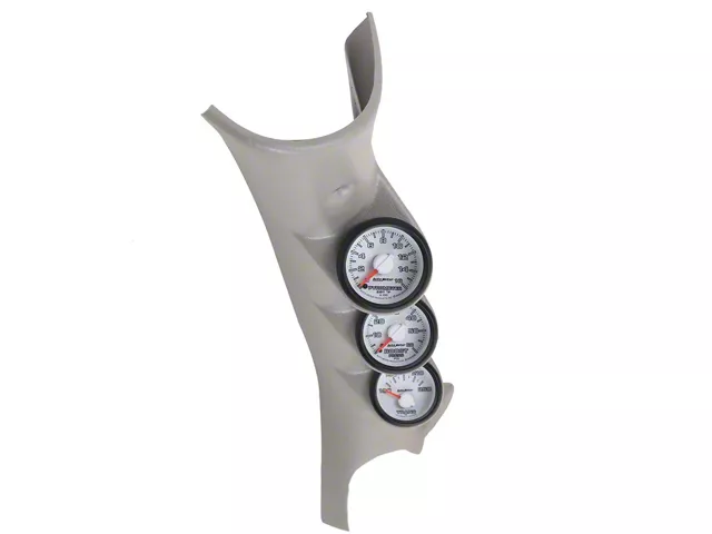 Auto Meter Phantom A-Pillar Gauge Kit with Boost, Pyrometer EGT and Transmission Temperature Gauges (03-09 RAM 3500)