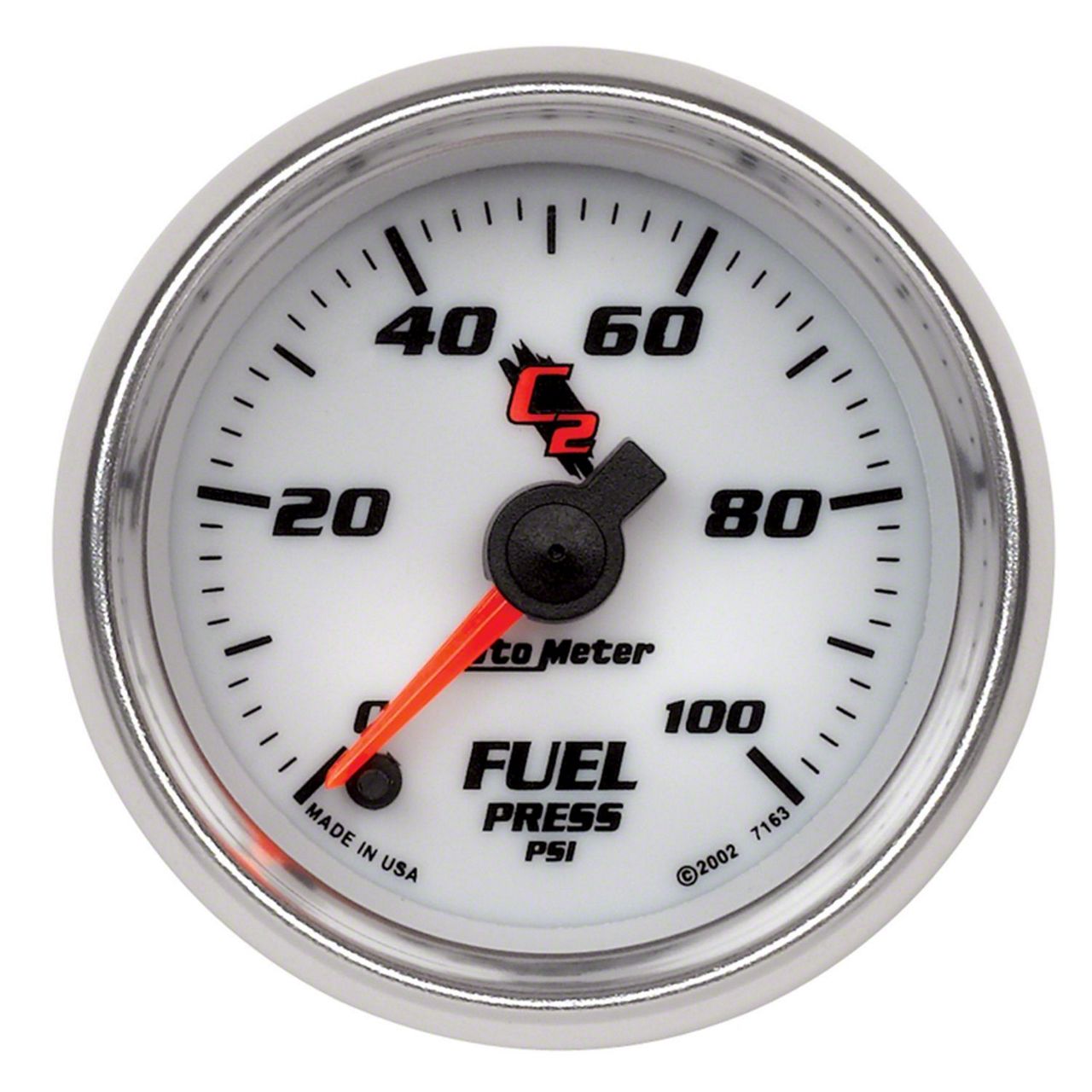 Auto Meter Ranger C2 Series 2-1/16-Inch Fuel Pressure Gauge; 0-100 PSI ...