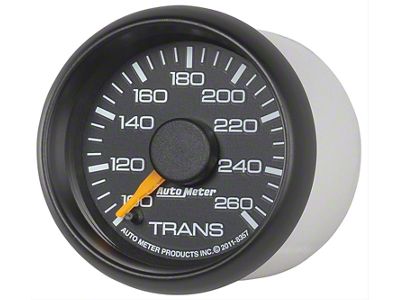 Auto Meter Factory Match Transmission Temp Gauge; Digital Stepper Motor (99-06 Sierra 1500)