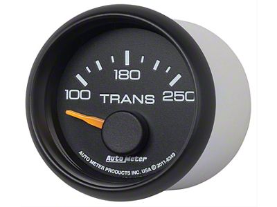 Auto Meter GM Factory Match Series 2-1/16-Inch Transmission Temperature Gauge; 100-250 Fahrenheit (99-06 Sierra 1500)