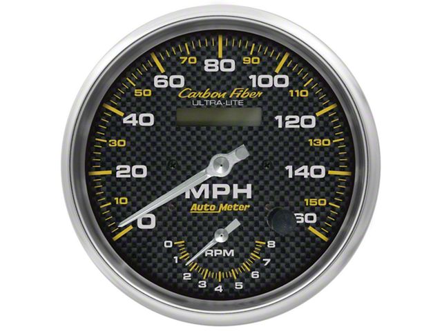 2500 Rpm Auto Meter Sierra 2500 Carbon Fiber Series 5-Inch Tachometer ...