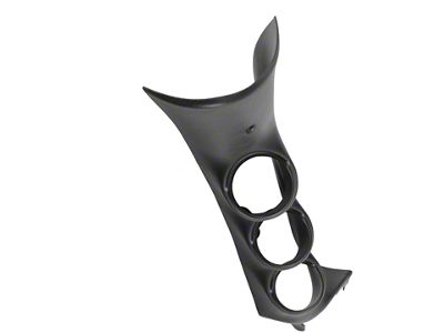 Auto Meter Full A-Pillar Triple Gauge Pod Mount with Speaker Hole; 2-1/16 Inch (07-14 Silverado 3500 HD)