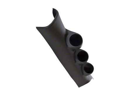 Auto Meter Full A-Pillar Triple Gauge Pod Mount; 2-1/16 Inch (15-19 Silverado 3500 HD)