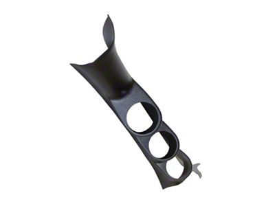 Auto Meter Full A-Pillar Triple Gauge Pod Mount; 2-1/16 Inch (11-16 F-250 Super Duty)