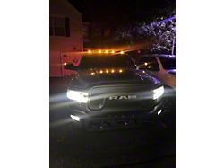 AutoLEDTech LED Roof Cab Lights; Smoked Amber (19-26 RAM 2500 w/ Factory Cab Lights)
