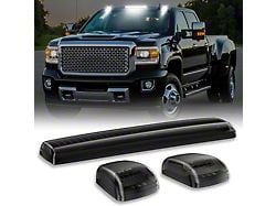 AutoLEDTech LED Roof Cab Lights; Smoked White (15-19 Sierra 2500 HD w/ Factory Cab Lights)