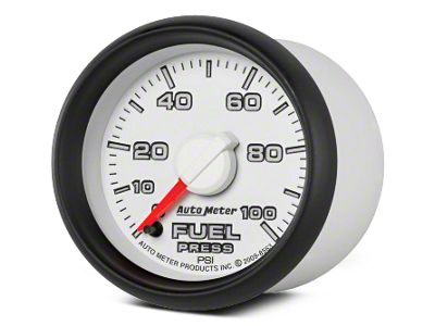 Auto Meter Gen 3 Dodge Factory Match Series 2-1/16-Inch Fuel Pressure Gauge; 0-100 PSI; Digital Stepper Motor (02-08 RAM 1500)