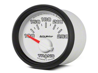 Auto Meter Gen 3 Dodge Factory Match Series 2-1/16-Inch Transmission Temperature Gauge; 100-250 Fahrenheit (02-08 RAM 1500)