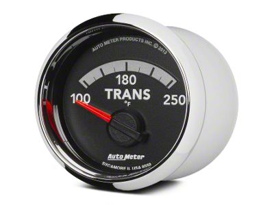 Auto Meter Gen 4 Dodge Factory Match Series 2-1/16-Inch Transmission Temperature Gauge; 100-250 Fahrenheit (09-18 RAM 1500)