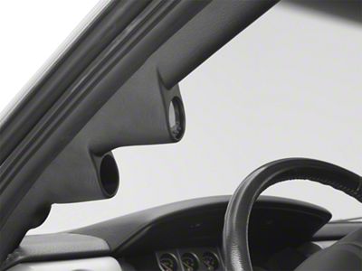 Auto Meter Full A-Pillar Dual Gauge Pod Mount; 2-1/16 Inch (09-14 F-150)