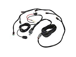 6-LED Pod Light Power Wiring Harness Kit with 2-Pin DT Plugs 