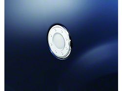 Fuel Door Cover; Chrome (99-10 F-250 Super Duty)