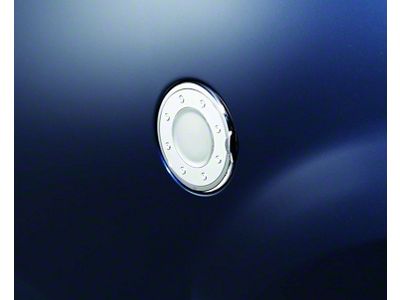 Fuel Door Cover; Chrome (99-10 F-250 Super Duty)