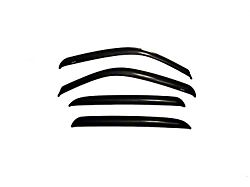 Ventvisor Window Deflectors; Front and Rear; Dark Smoke (01-06 Silverado 2500 HD Crew Cab)