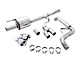 AWE 0FG Single Exhaust System with Chrome Silver Tips; Side Exit (15-20 2.7L EcoBoost F-150)
