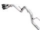AWE 0FG Single Exhaust System with Diamond Black Tips; Side Exit (21-24 2.7L EcoBoost F-150)