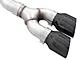 AWE 0FG Single Exhaust System with Diamond Black Tips; Side Exit (21-24 5.0L F-150, Excluding Tremor)