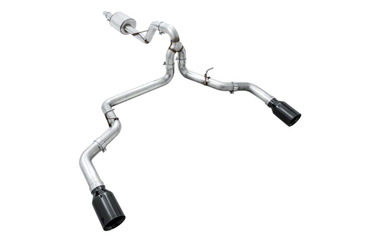 AWE F150 0FG Dual Exhaust System with Diamond Black Tips; Rear Exit 301533120 (1520 5.0L F150)